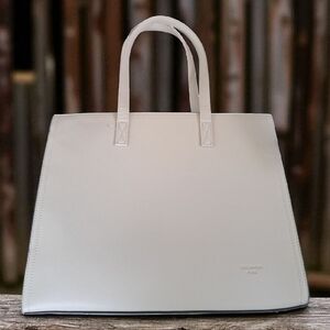 Gallantry Paris Elegant Cream Pink Handbag Shoulder Bag Tote